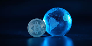 Cryptocurrent als onderdeel van de bredere wereldwijde financiële markten weergegeven