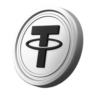 Tether USDT-munt bij het onderdeel accountgegevens
